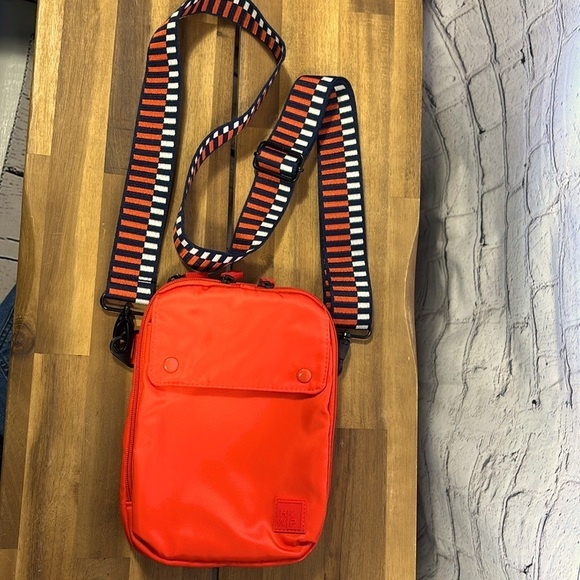 HKWP Other - Vibrant Orange Messenger Bag with Long Strap and Zipper Closure New Without Tags